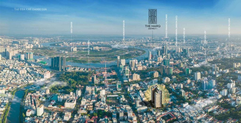 Phối cảnh dự án căn hộ The Marq Quận 1