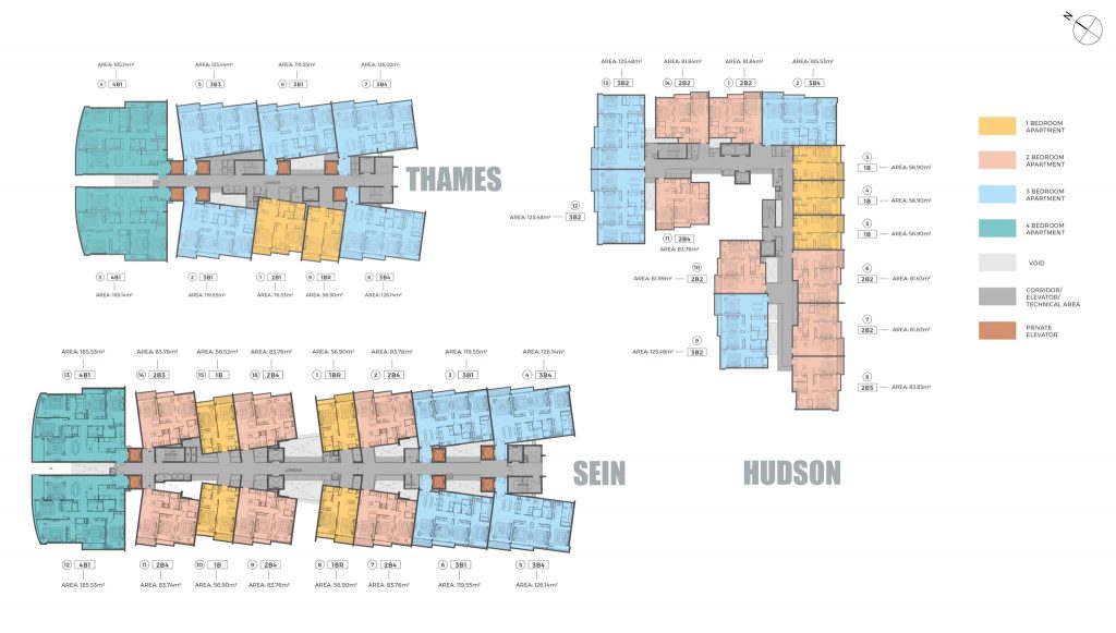 Floor Plan The River Thu Thiem