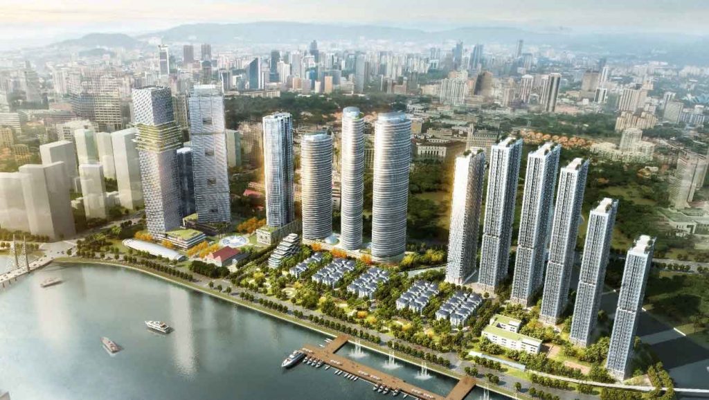 HÌNH PHỐI CẢNH TỔNG THỂ KHU ĐÔ THỊ BA SON QUẬN 1